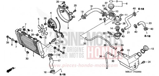 RADIATEUR NT650V2 de 2002
